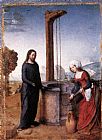 Juan De Flandes Christ and the Woman of Samaria painting